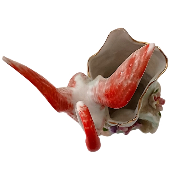Vtg Flamingo MINI Vase Planter Japan Porcelain Succulent Air Plants Kitschy READ - Picture 6 of 16